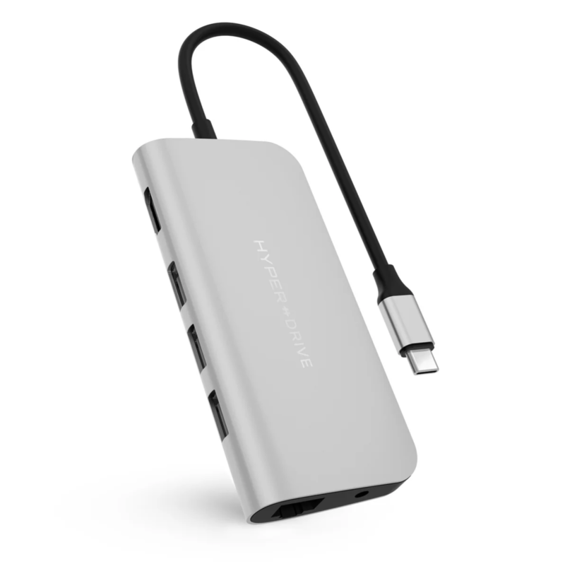 Hyper - 9-Port Universal USB-C Hub - Docking Station HD30F-Gray - Image 8